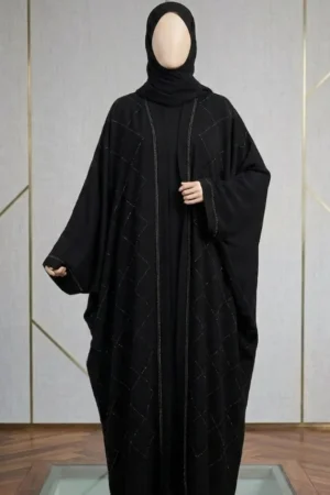 AZ 213- Urban Black abaya